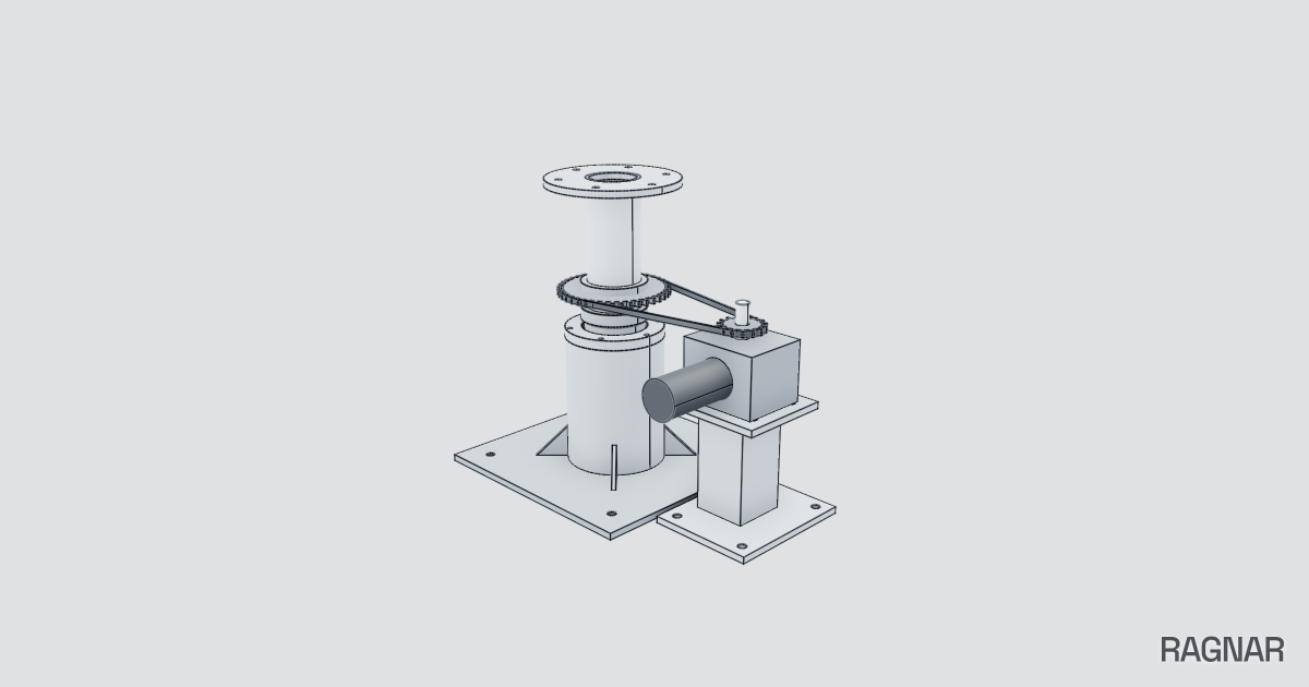 Vertical Rotating Column | Ragnar Gallery