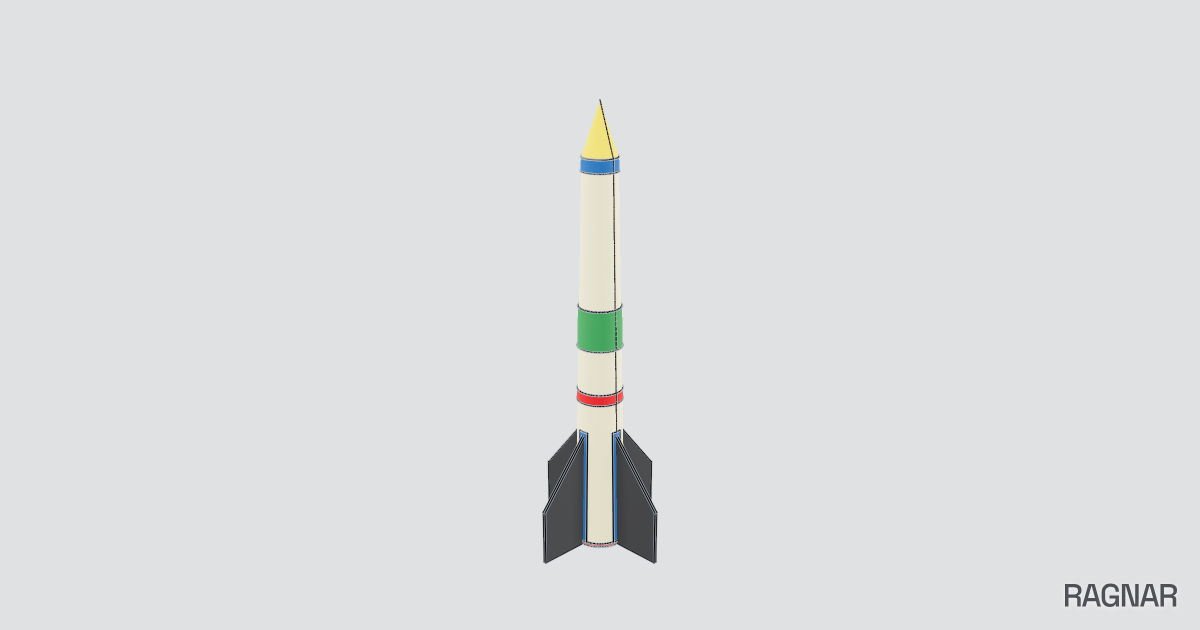 Custom model rocket