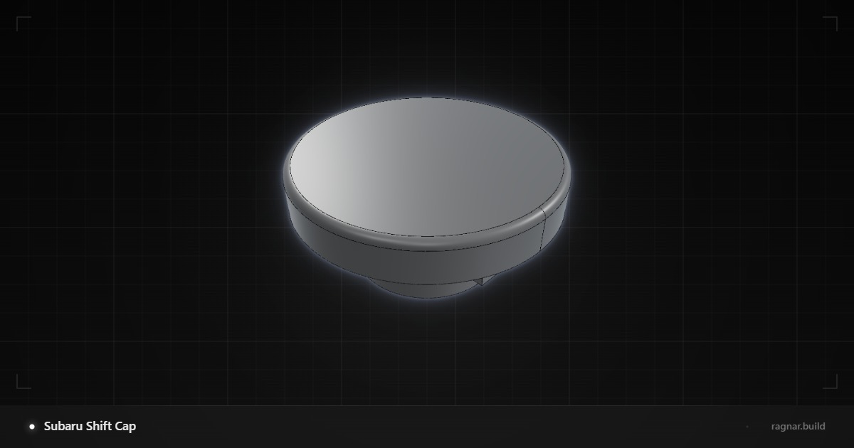 Subaru Shift Cap