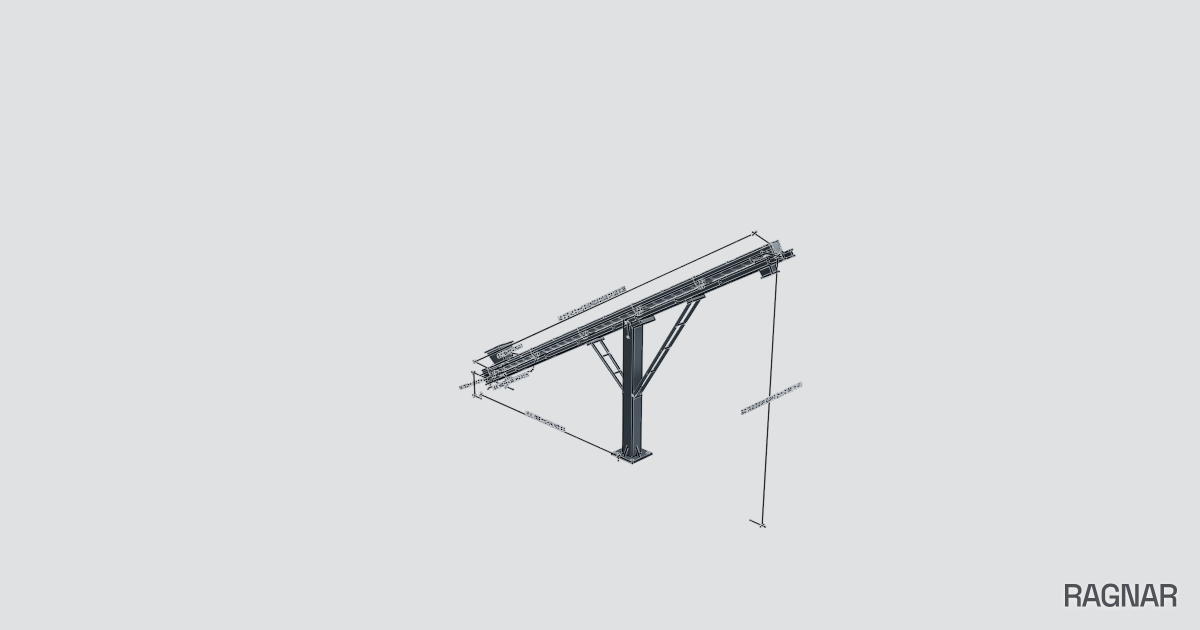 Angled Spiral Conveyor