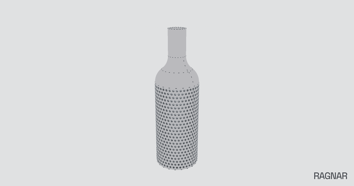 Perforated Glass Bottle