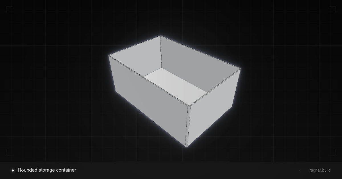 Rectangular Storage Container