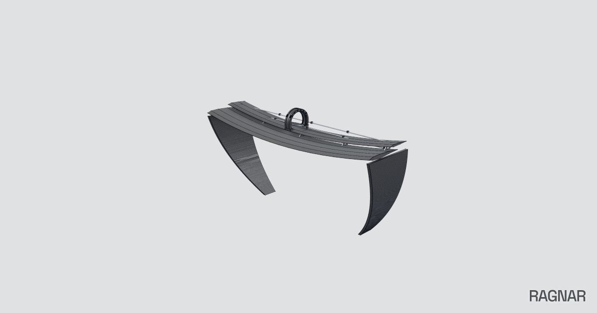 Car rear wing