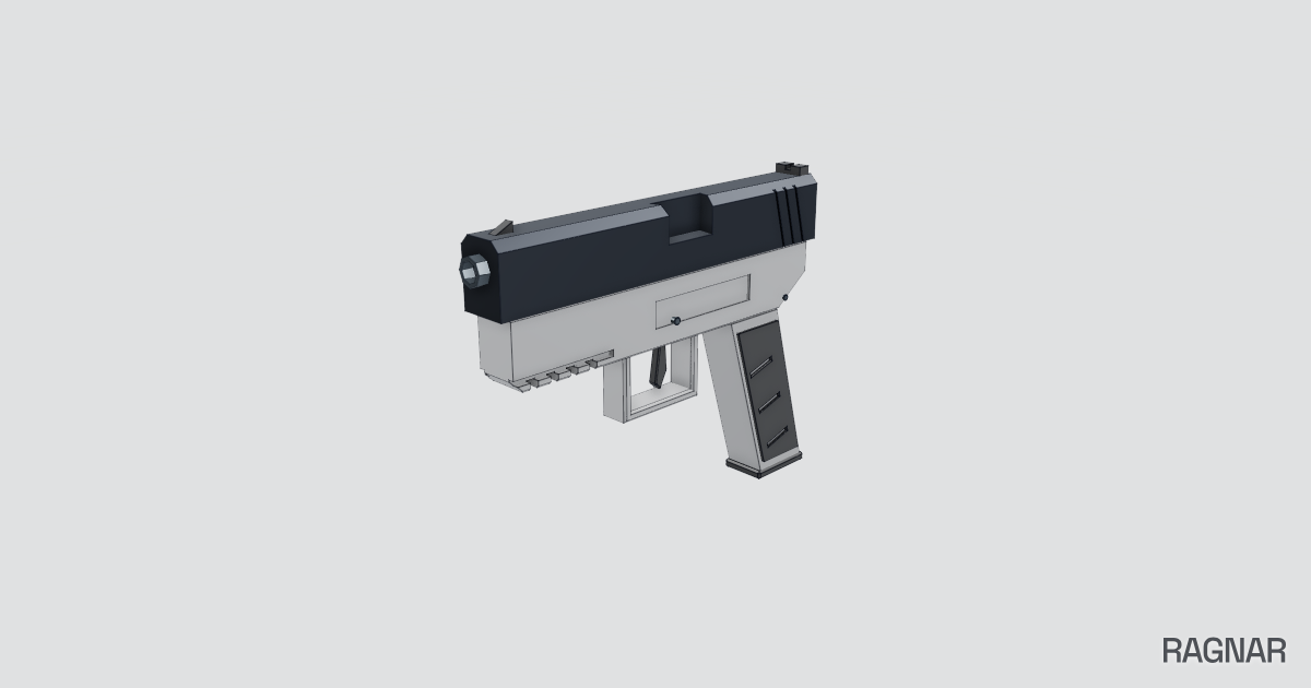 Low Poly Gun