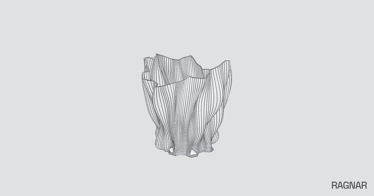 Handkerchief vase
