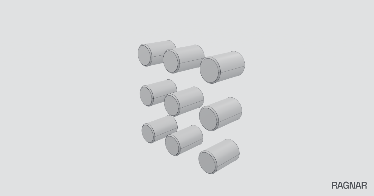 Uniform screw set