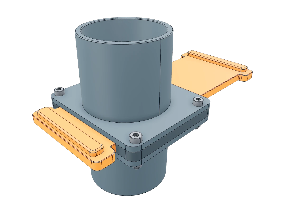 Compact Inline Blast Gate