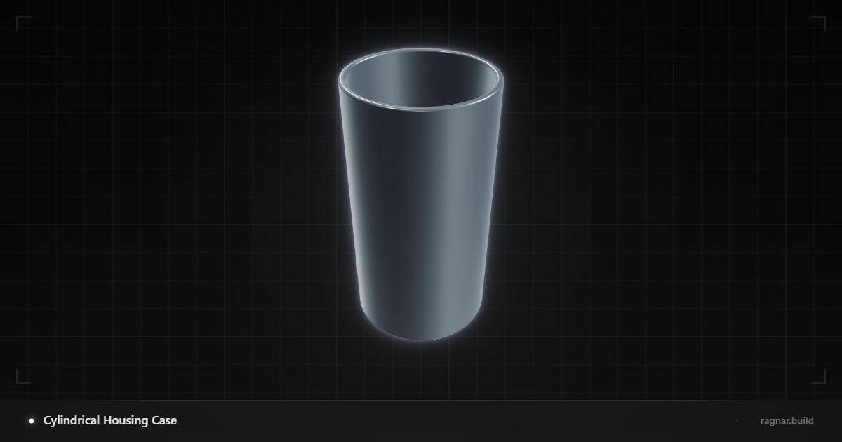 Cylindrical Housing Case