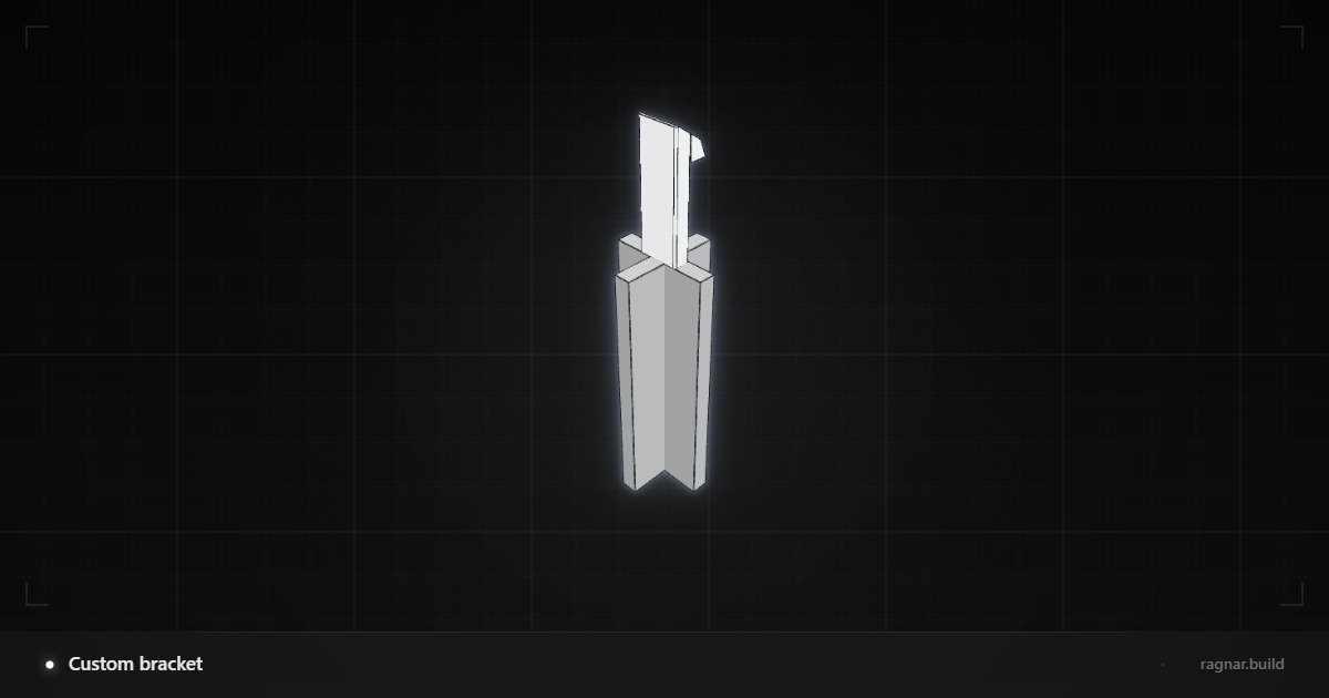 Custom bracket
