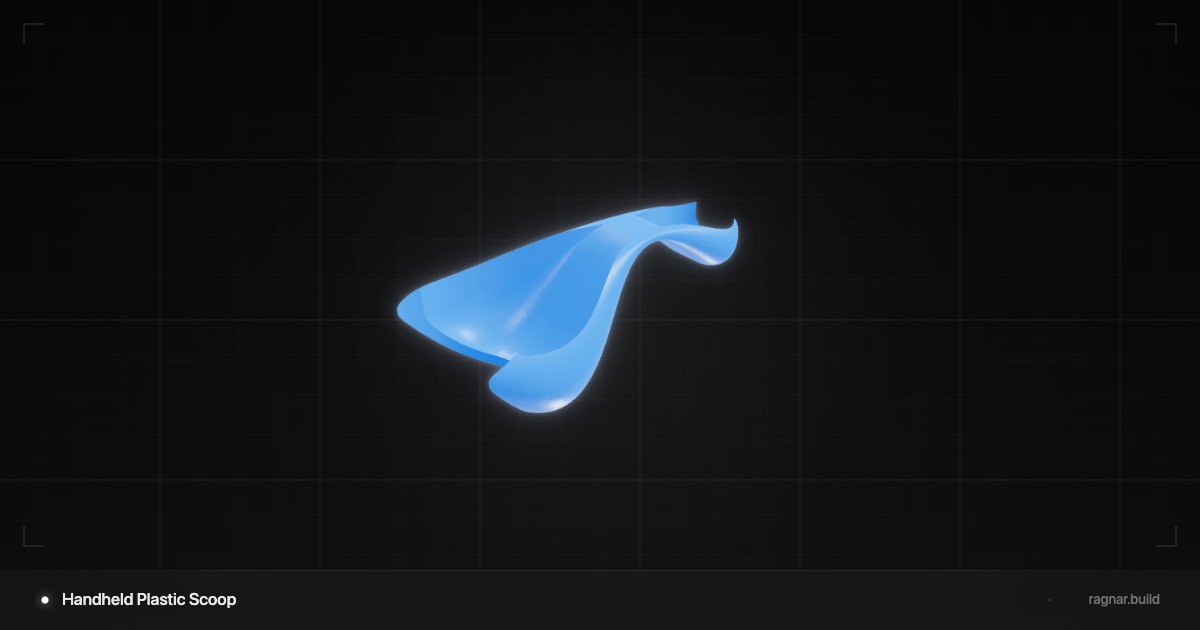 Handheld Plastic Scoop