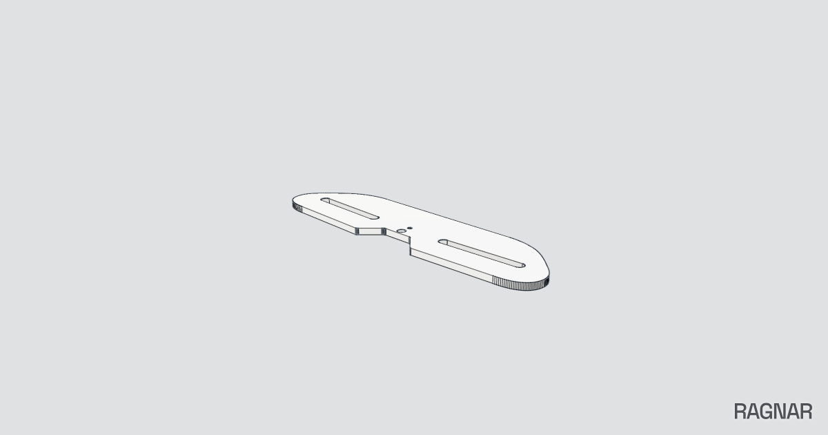 Flat Shower Shelf