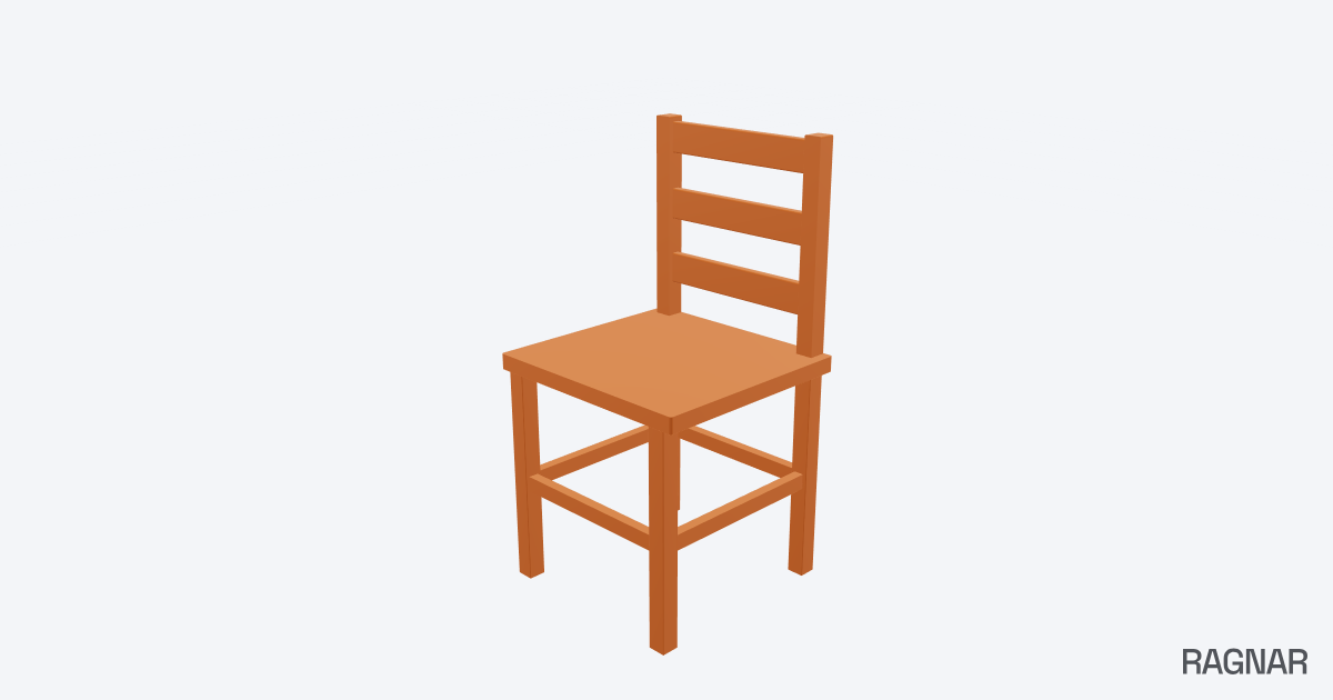 Wooden chair