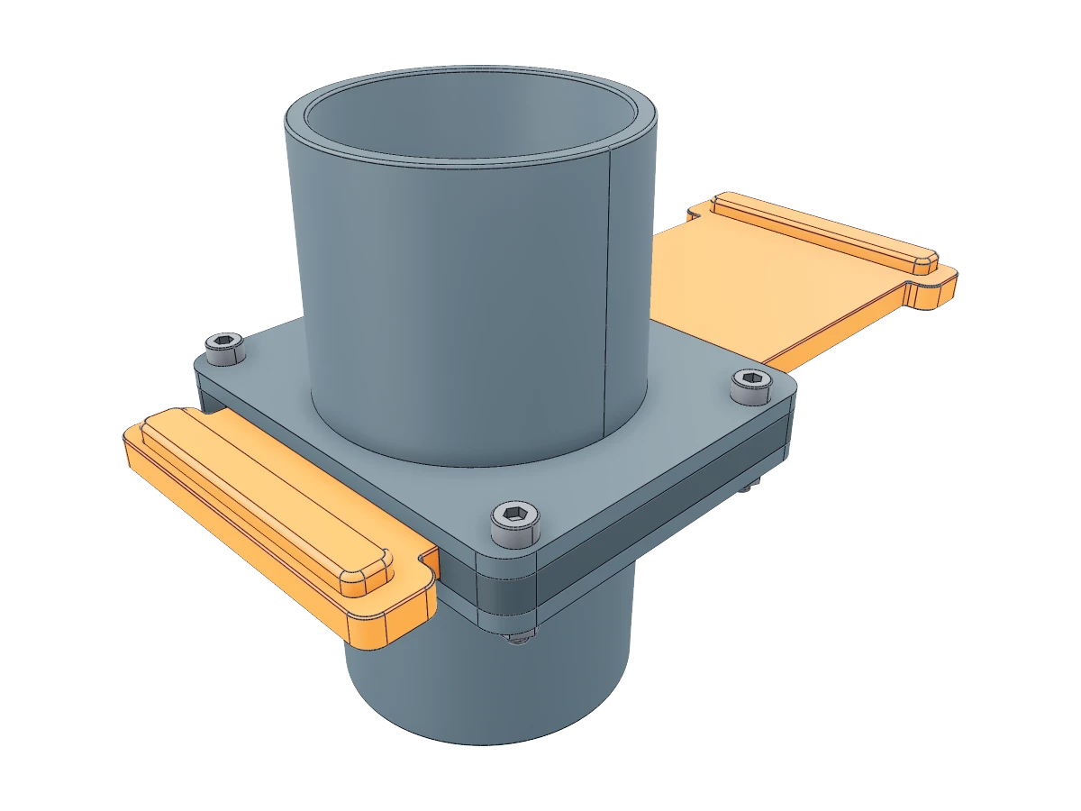 Compact Inline Blast Gate