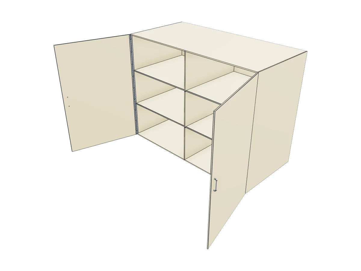 Large Double-Door Document Cabinet