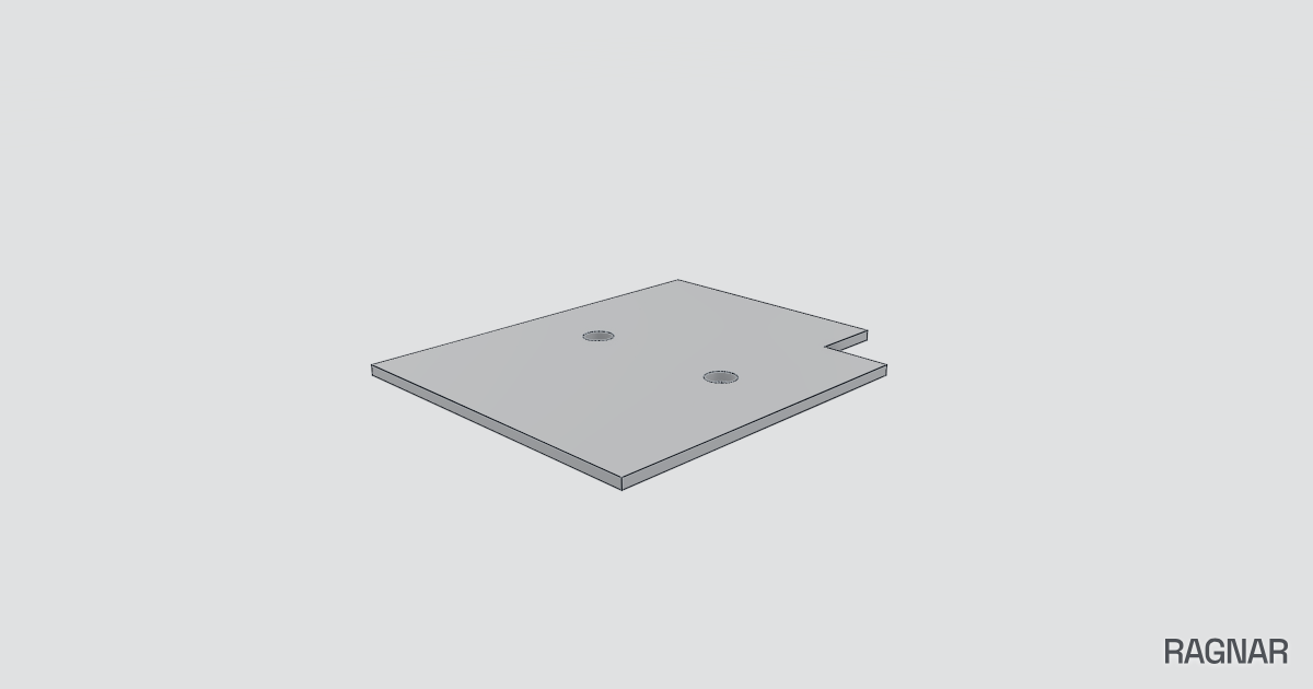 Notched rectangle