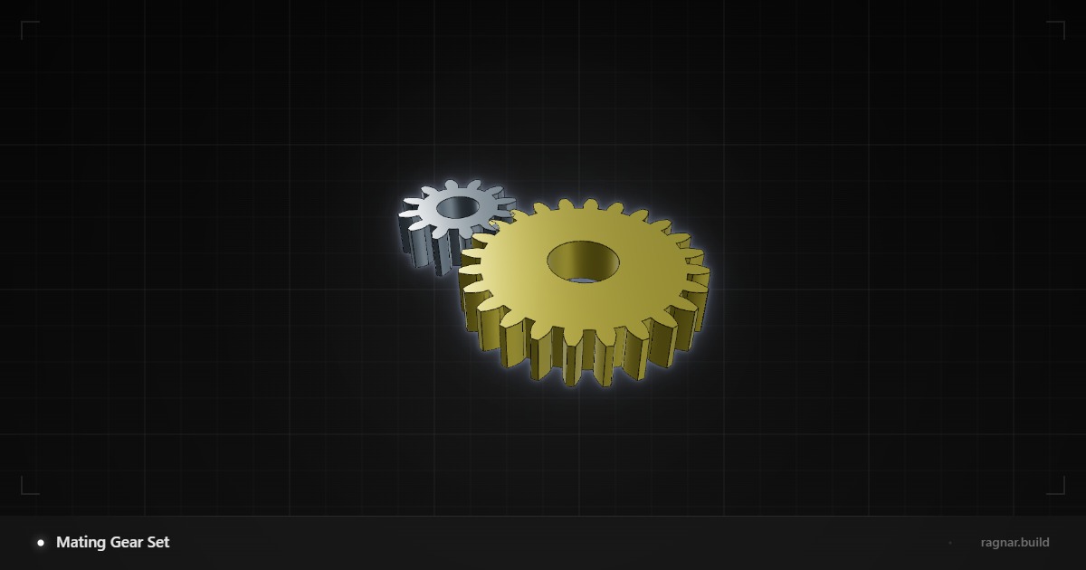 Dual Spur Gears