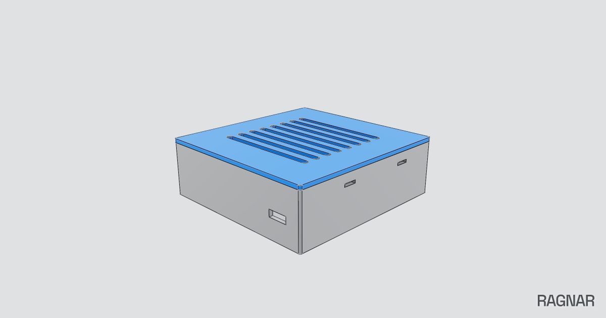 Snap-fit PCB enclosure