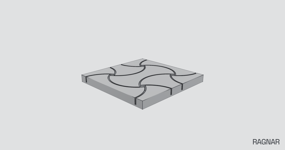 Square Gridded Plate