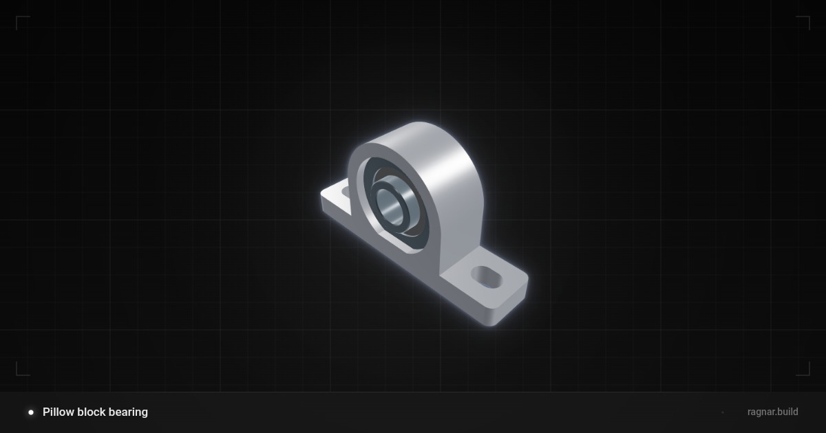 Pillow block bearing