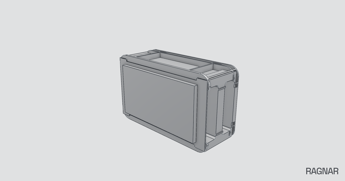 Slotted Storage Box