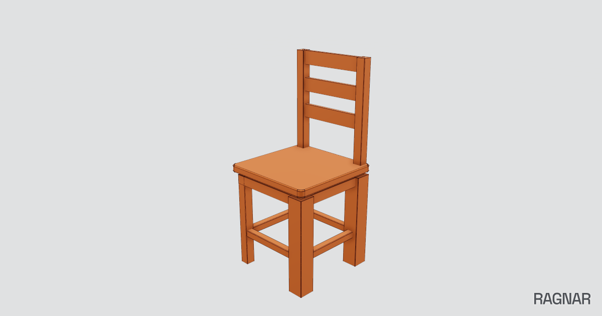 Wooden chair