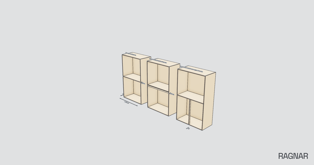 Wardrobe shelf reinforcement comparison