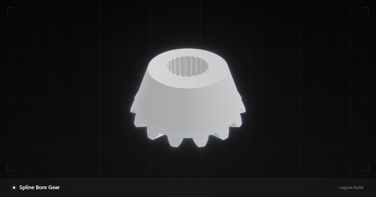 Spline Bore Gear