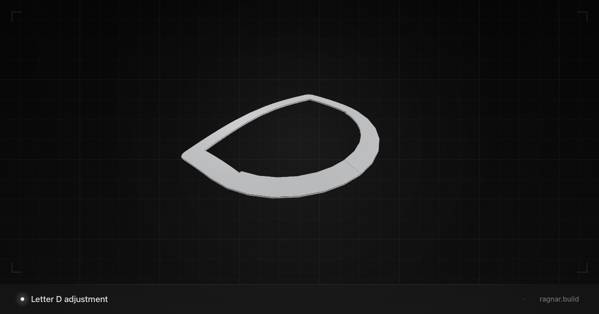 D-Shaped Container