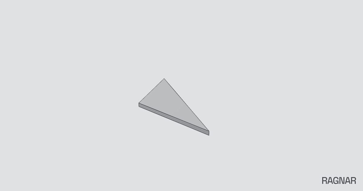 Obtuse Triangle Plate