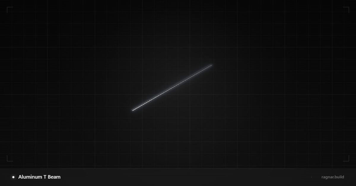 Aluminum T Beam