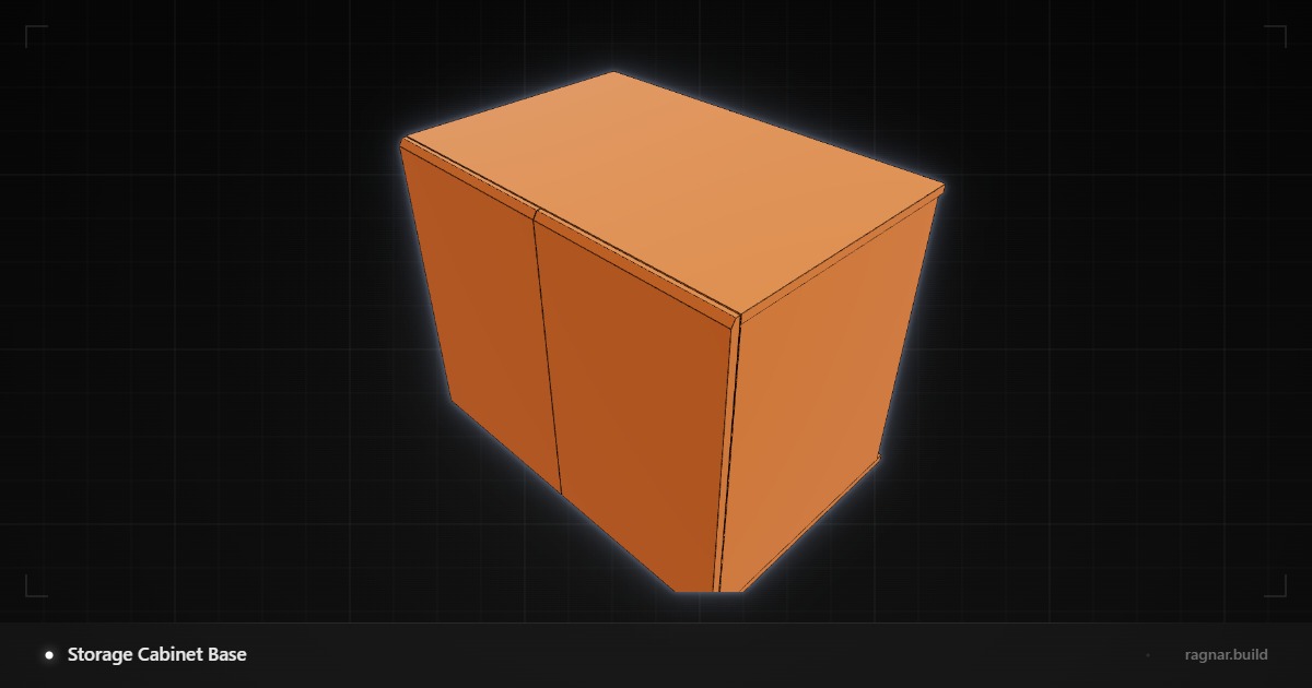 Wooden storage cabinet
