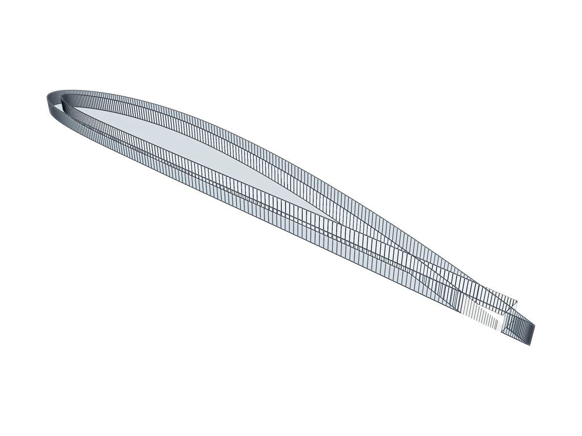 Glider wing rib
