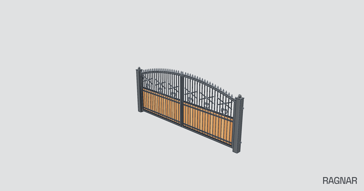 Ornamental Wrought Iron Gate | Ragnar Gallery