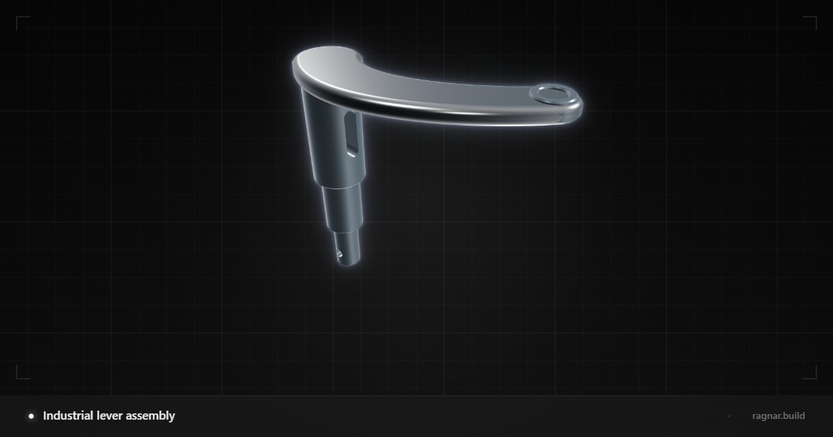 Industrial lever assembly