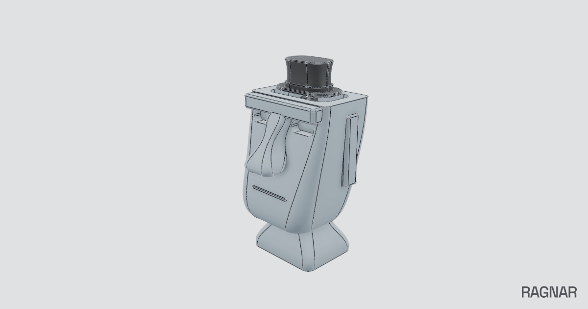 Moai Statue Planter