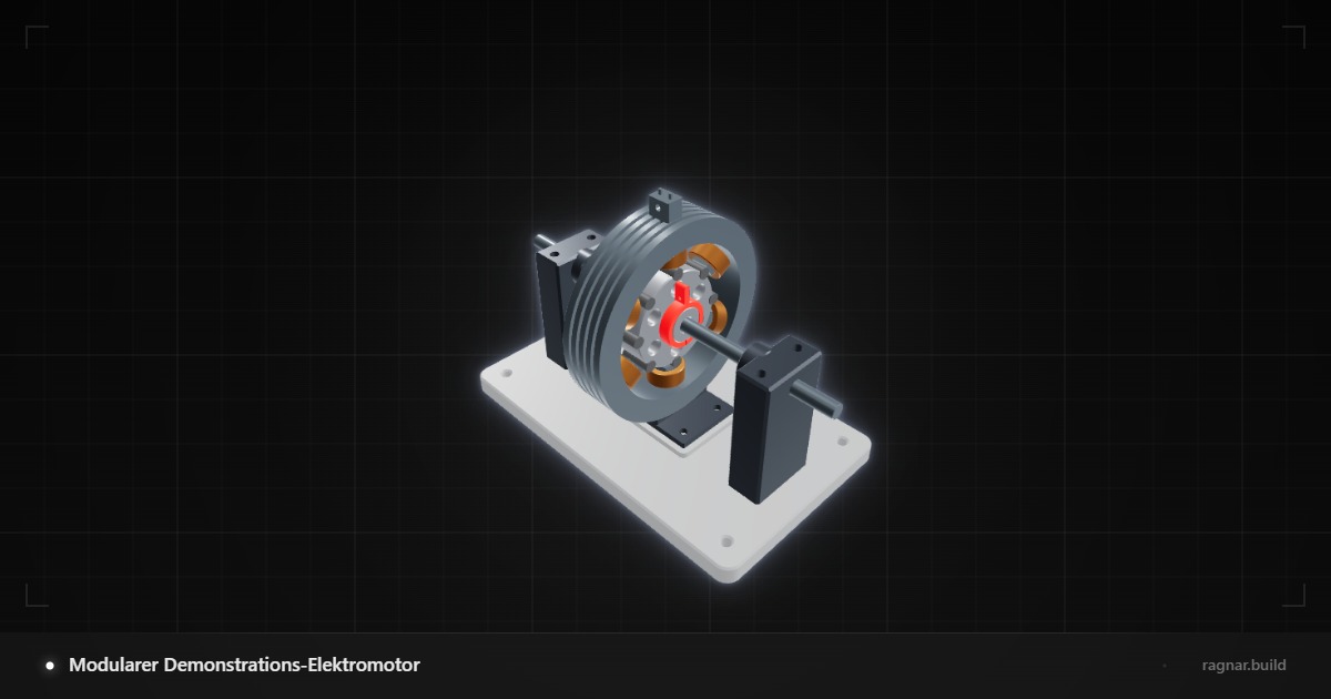 Modularer Demonstrations-Elektromotor