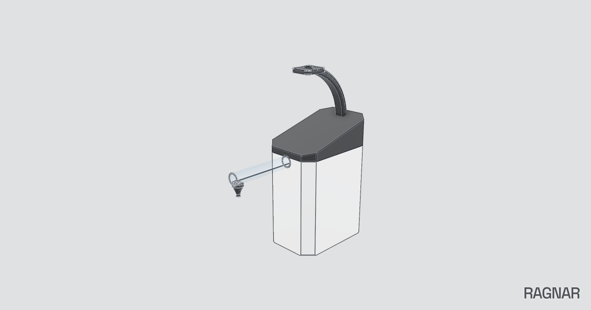 Dual color sauce dispenser
