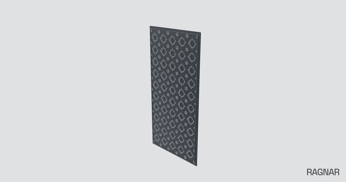 Floral Sheet Door