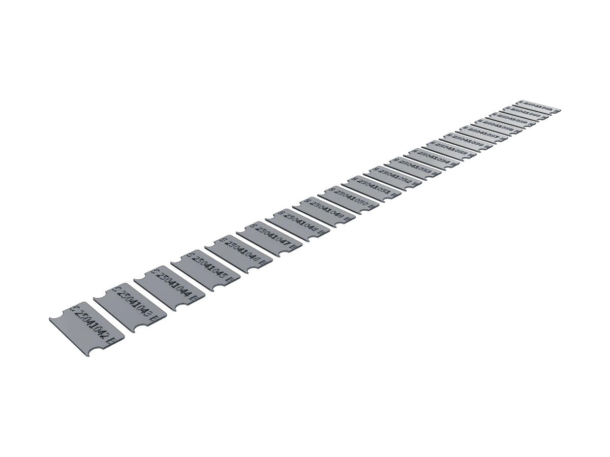 Vertical sheet layout