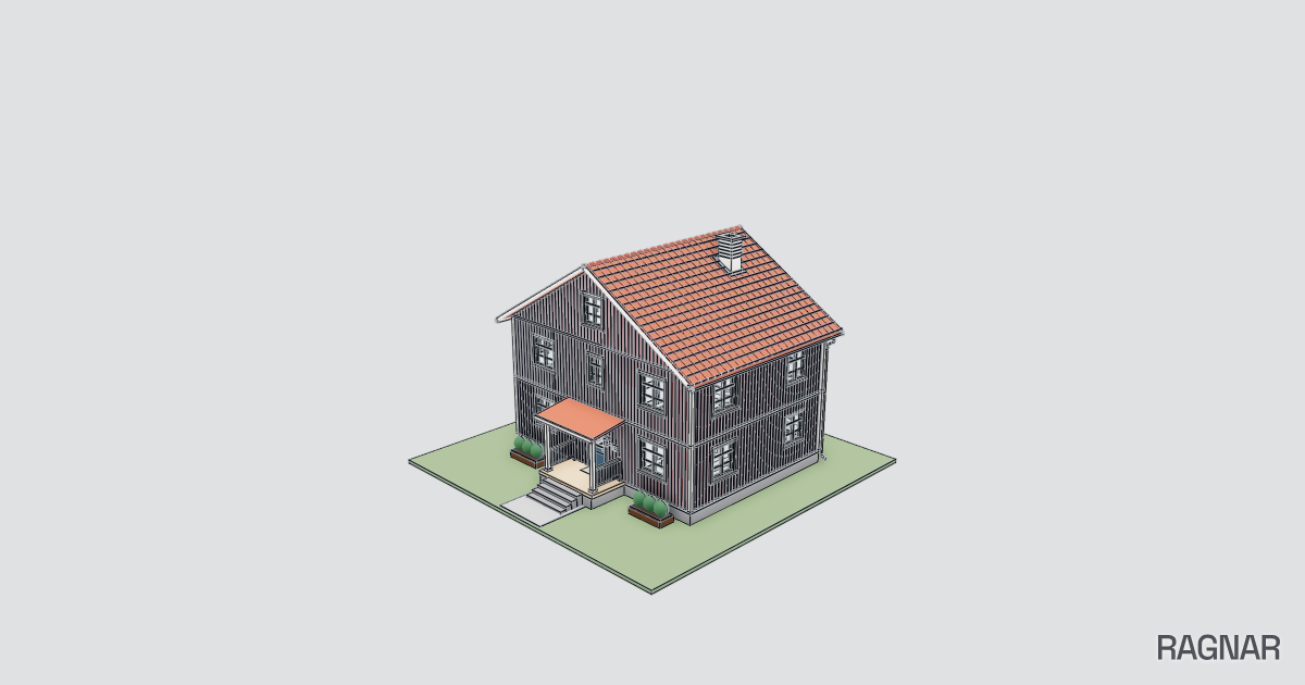 Detailed house model