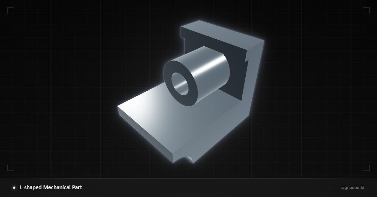 L-shaped Mechanical Part