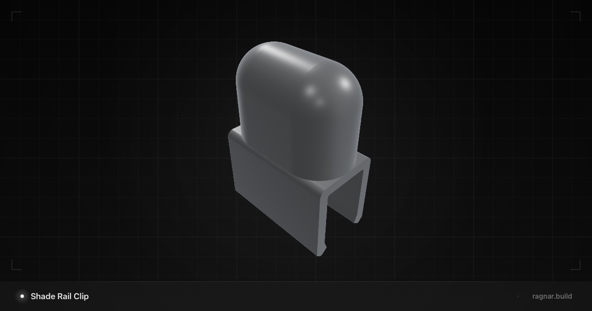 Shade Rail Clip