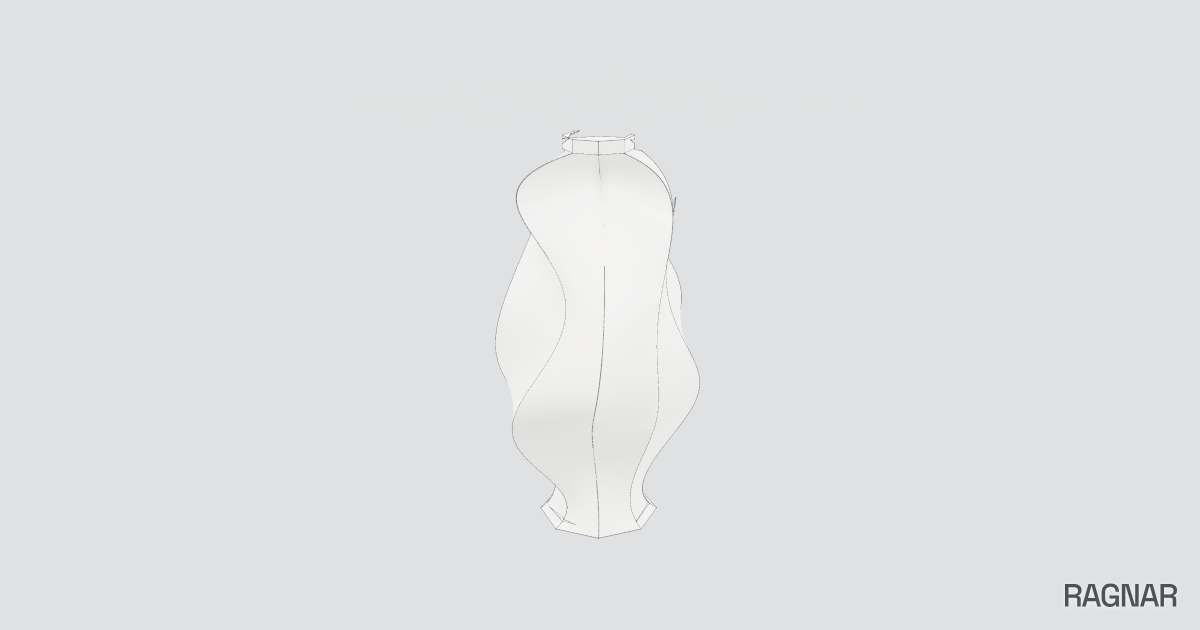 Abstract Origami Vase