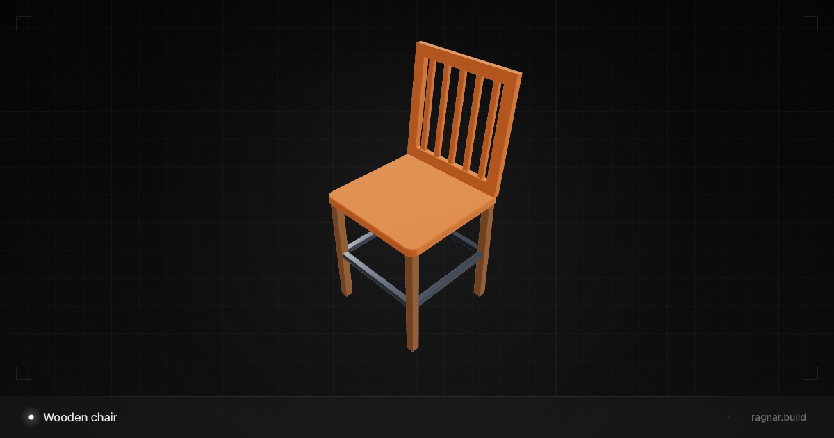Wooden chair