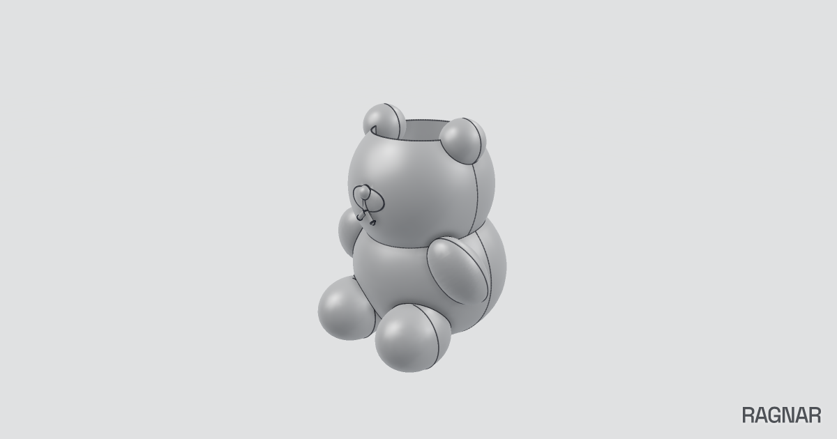 Bear pen holder