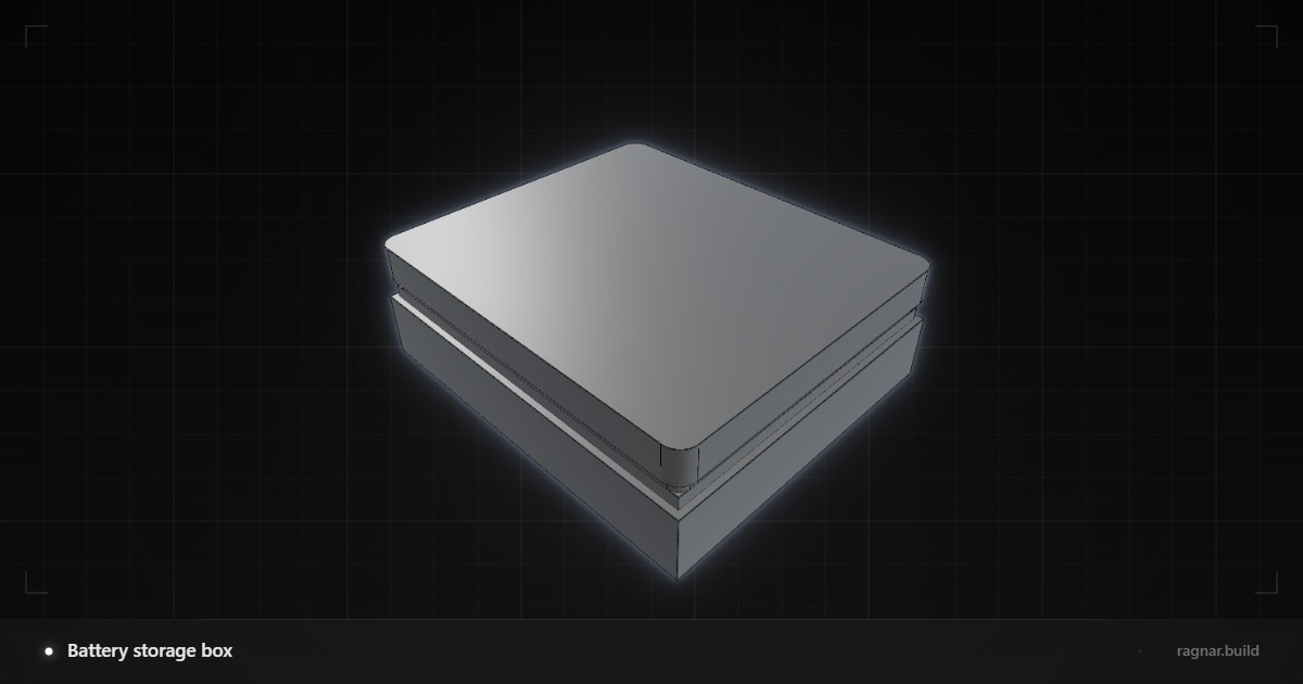 Battery storage box