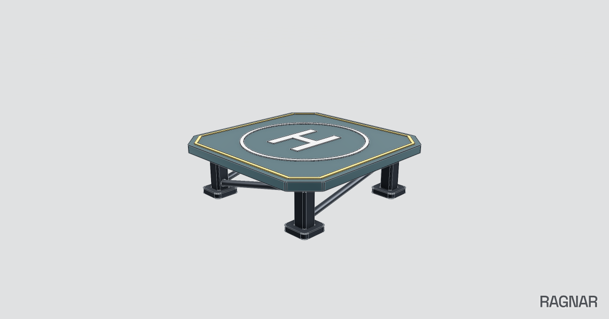 Helicopter pad
