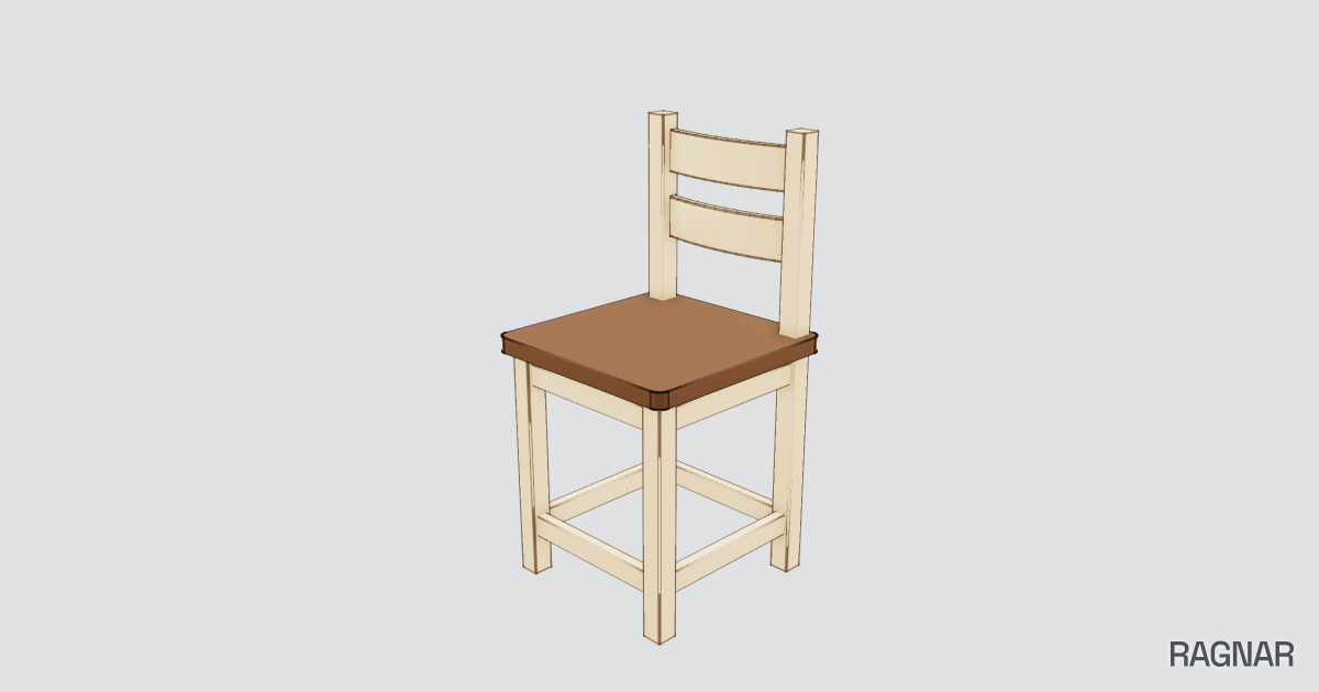 Wooden chair