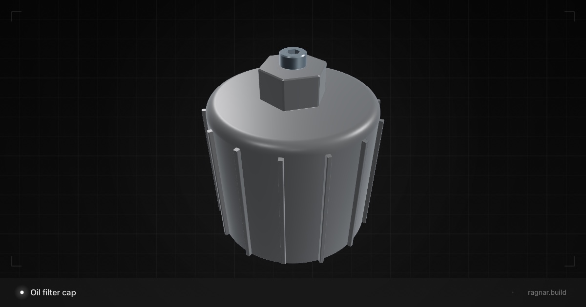 Oil filter cap
