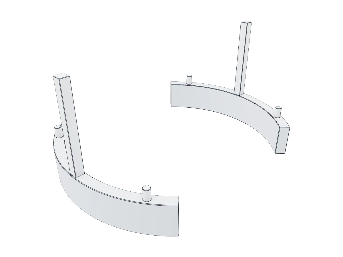 Curved Gripper Jaws